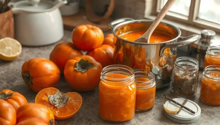 Confiture de kaki facile : la recette maison en 4 étapes