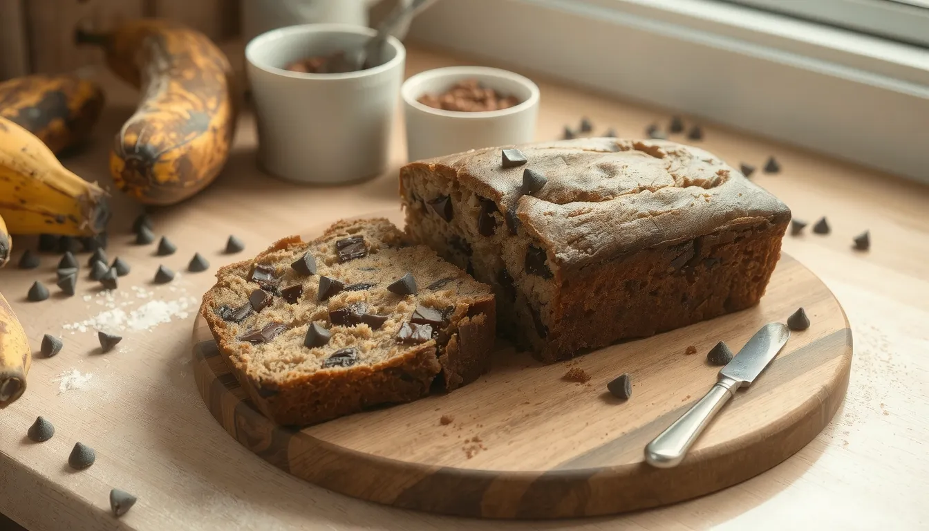gateau banane chocolat sans oeufs