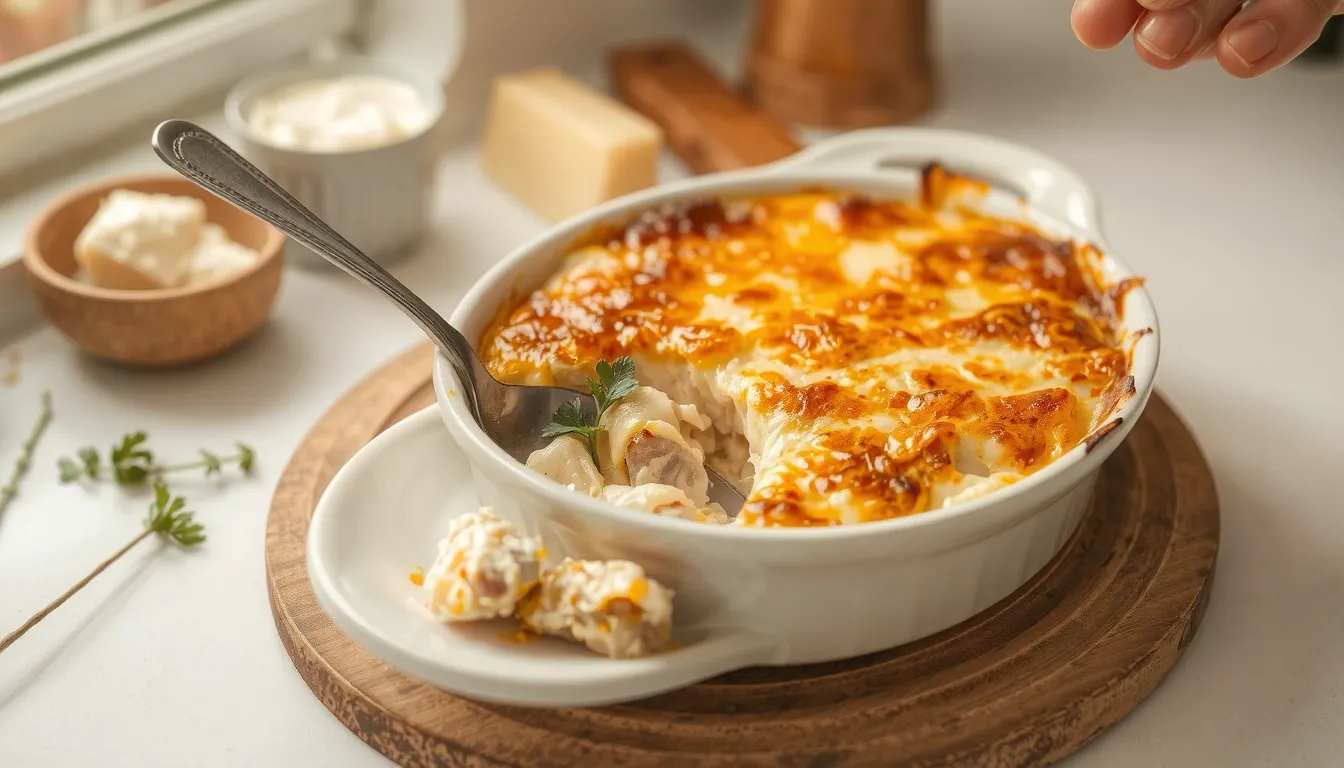recette gratin de poisson à la crème fraîche