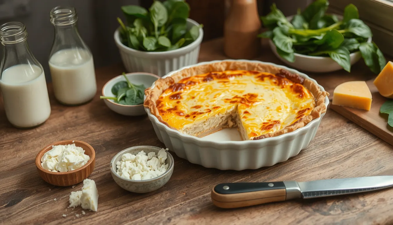 quiche sans crème fraiche