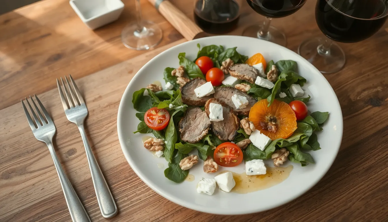 salade gourmande au magret de canard